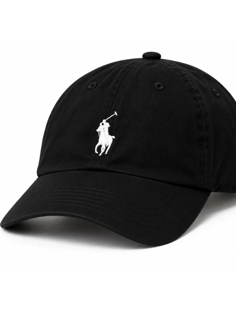 Polo Ralph Lauren Men's One Size Cotton Chino Adjustable Ball Cap Black